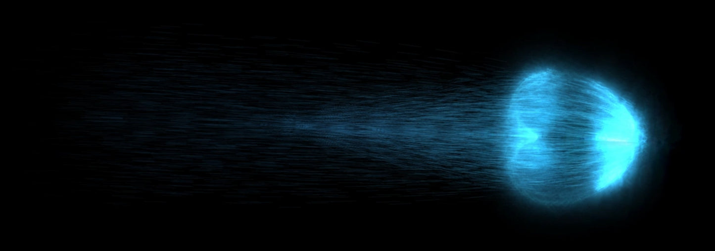 Blue Photon Exhibiting Hawking Evaporation (Free Digital Download)